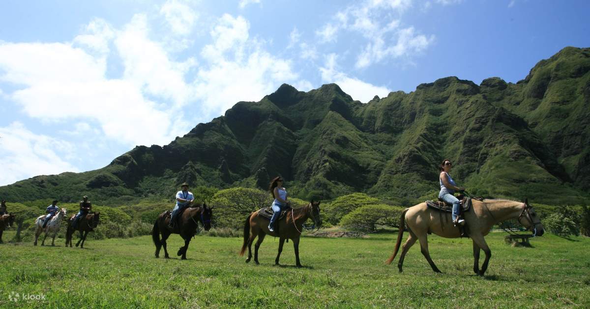 Scenic Kualoa Jurassic Valley Horseback Tour